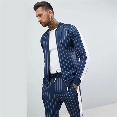 pinstripe tracksuit